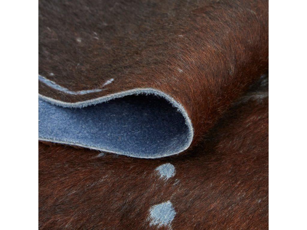 Ellyse Transitional Animal Print, Blue/Brown, Large Shaped Rug - image 7