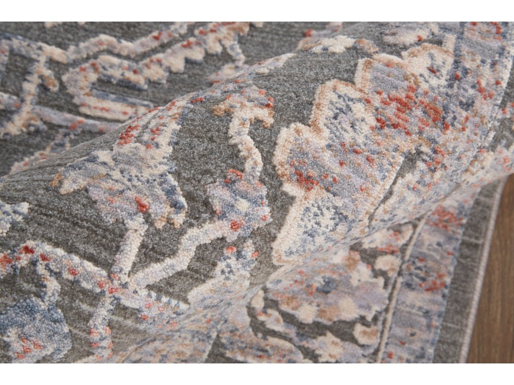 Thackery Transitional Oriental, Gray/Taupe/Pink, 1'-8" x 2'-8" Accent Rug - image 6