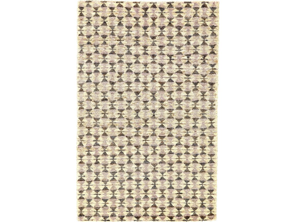 Neela Transitional Geometric, Yellow/Brown, 5'-6" x 8'-6" Area Rug - main image