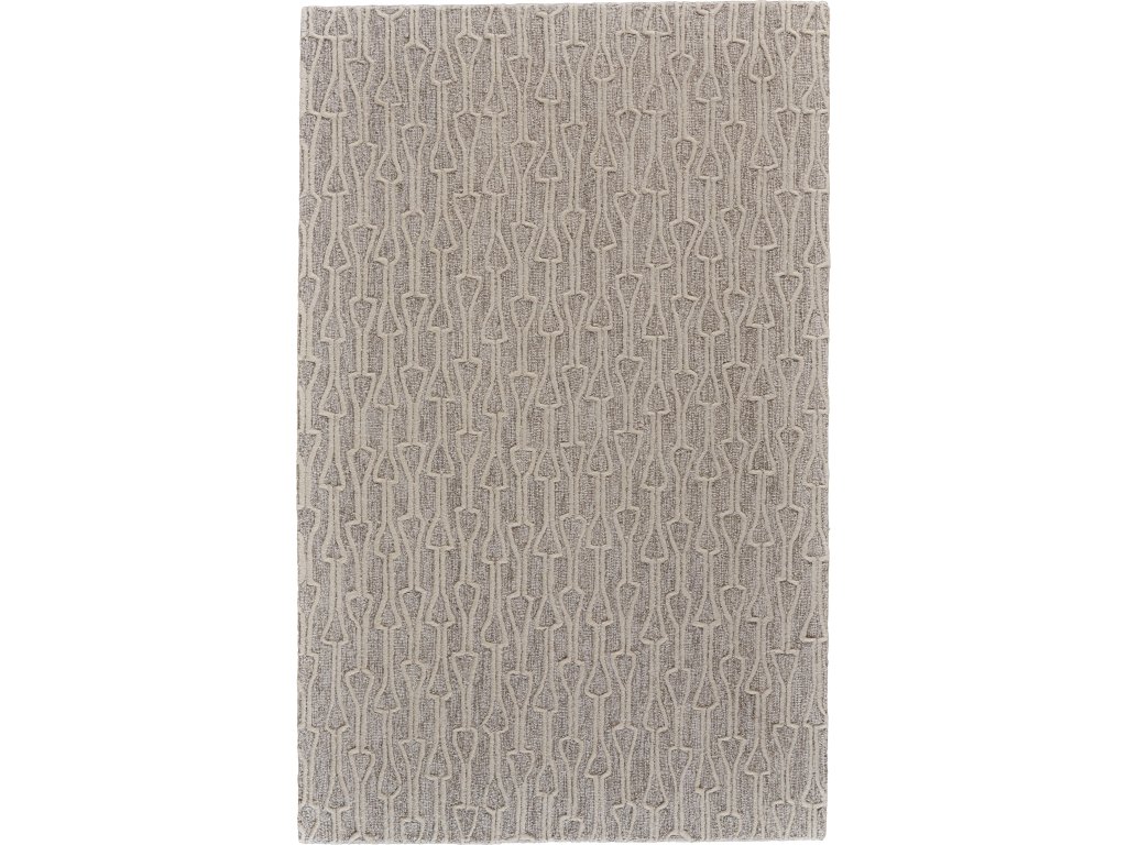 Enzo Transitional Geometric, Taupe/Ivory, 2' x 3' Accent Rug - main image
