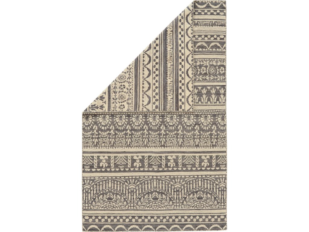 Leon Transitional Southwestern, Gray/Tan, 8' x 11' Area Rug - image 3