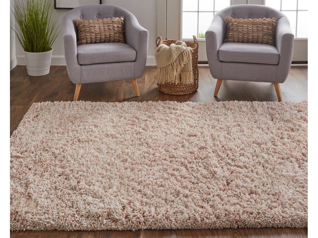 Stoneleigh Modern Solid, Pink/Ivory, 10' x 14' Area Rug - image 2