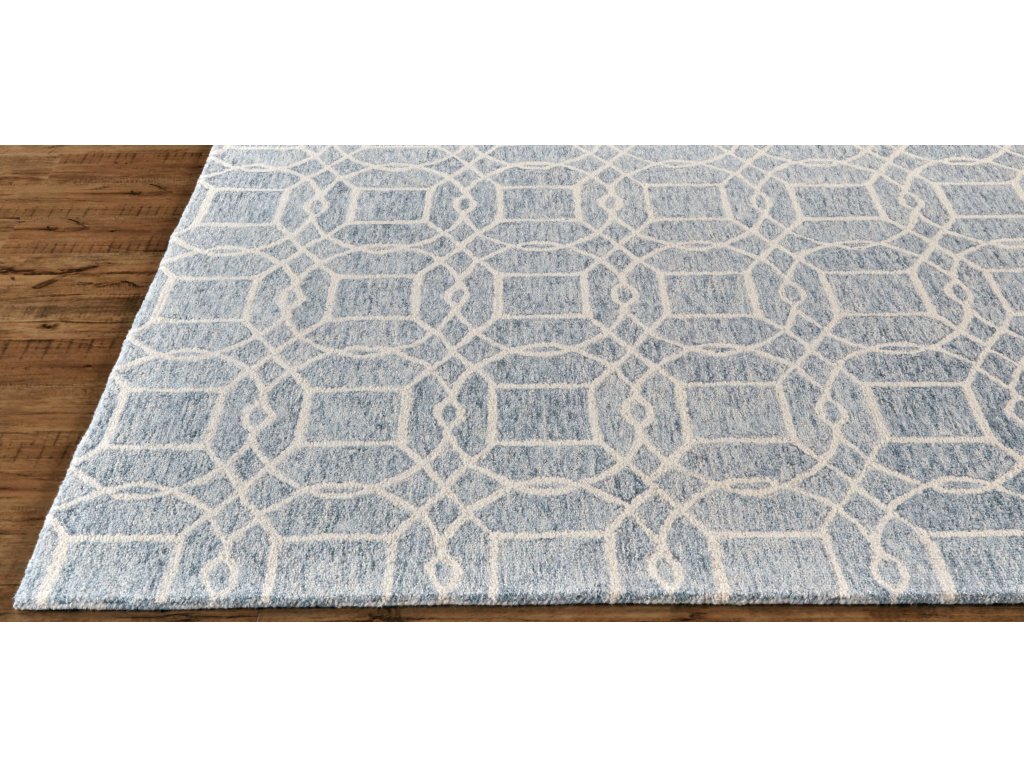 Rhett Transitional Trellis and Lattice, Gray/Ivory, 5' x 8' Area Rug - image 5