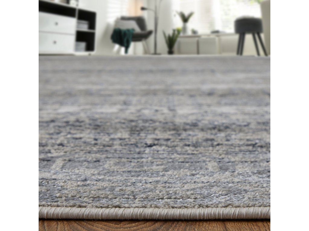 Macklaine Transitional Distressed, Taupe/Black/Ivory, 12' x 15' Area Rug - image 9