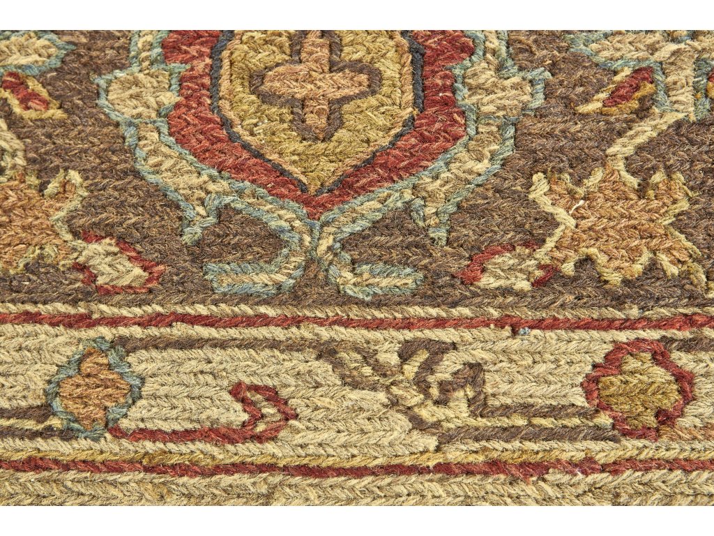 Goshen Traditional Oriental, Tan/Brown/Taupe, 2' x 3' Accent Rug - image 2