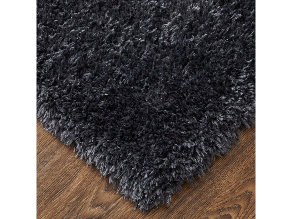 Darian Modern Solid, Black, 5' x 8' Area Rug - image 4