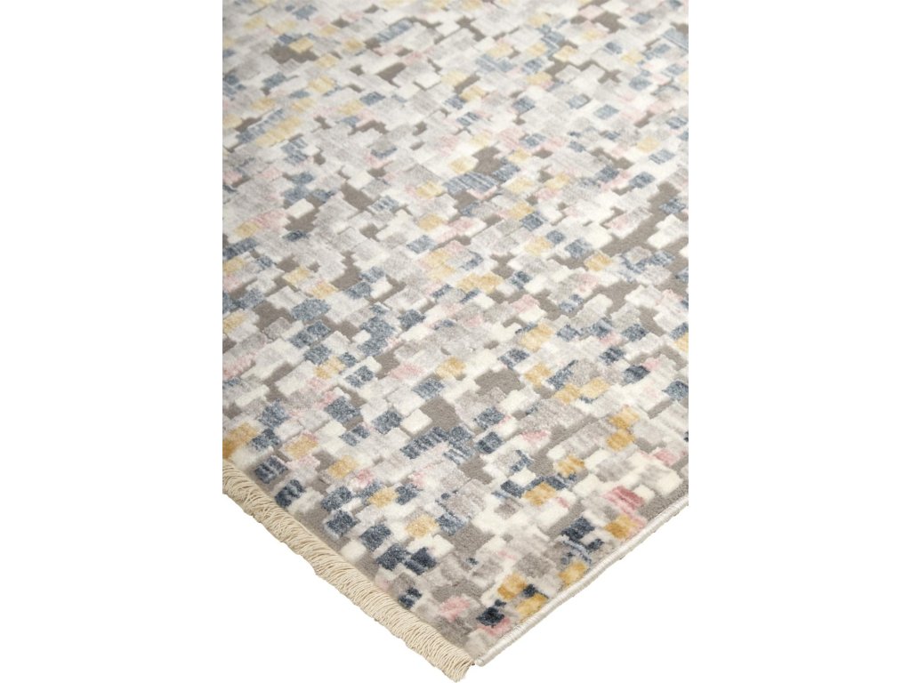 Kyra Transitional Color Block, Taupe/Tan/Orange, 1'-8" x 2'-10" Accent Rug - image 2