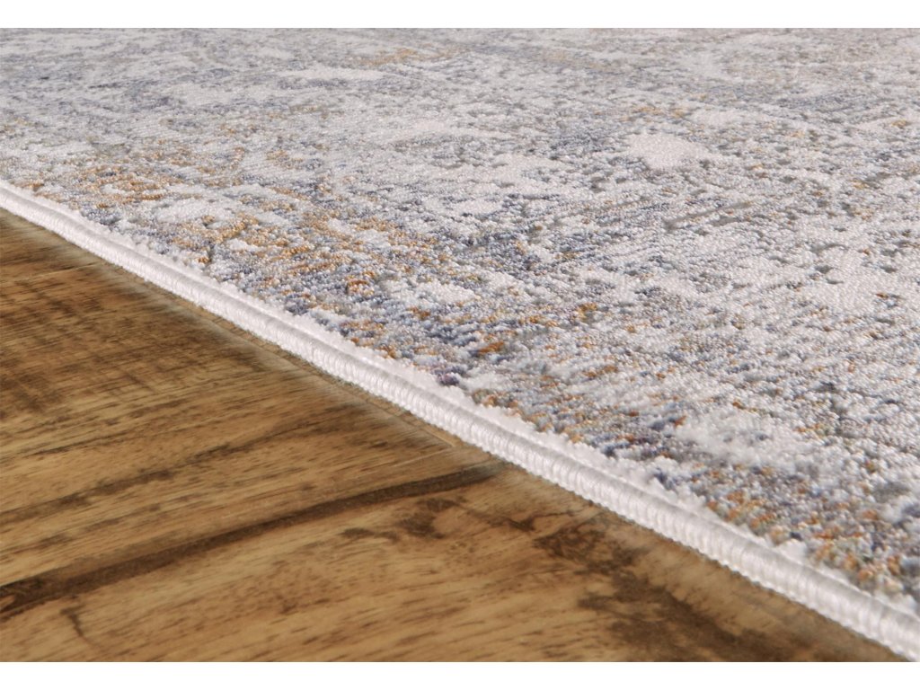 Cecily Transitional Distressed, Gray/Orange/Purple, 2' x 3' Accent Rug - image 8