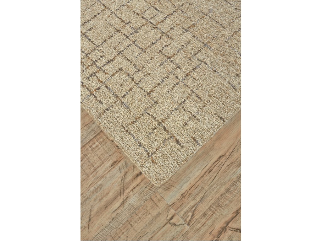 Morisco Transitional Geometric, Tan/Gray/Black, 5' x 8' Area Rug - image 2