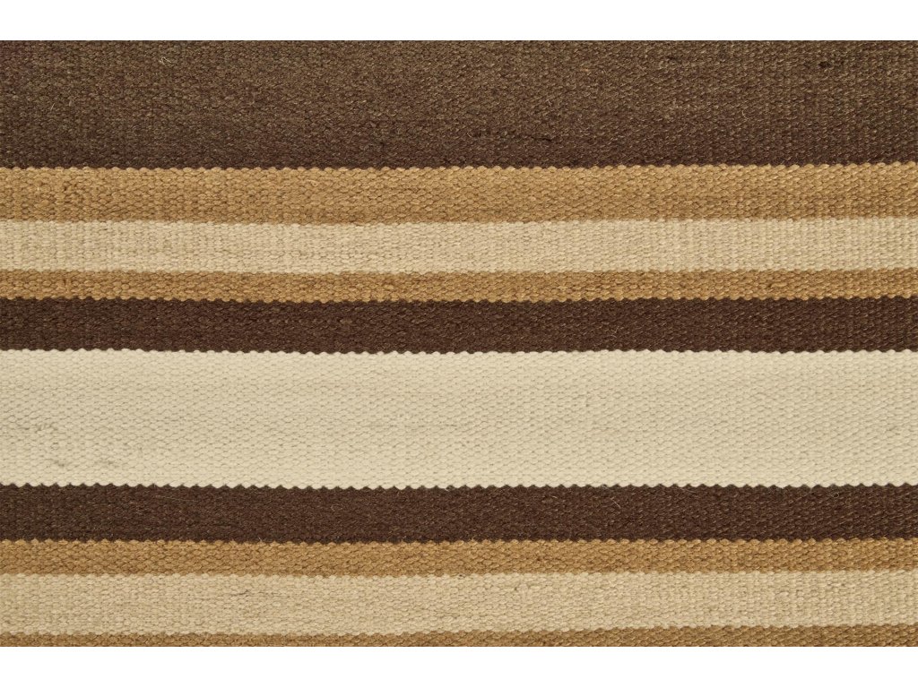 Coastal Layers Transitional Geometric, Brown/Gold/Tan, 9' x 12' Area Rug - image 2
