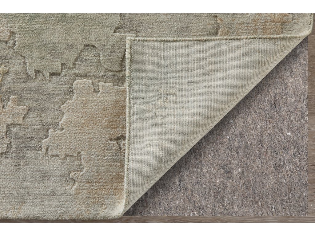 Jaxson Modern Abstract, Ivory/Green/Orange, 8' x 10' Area Rug - image 5