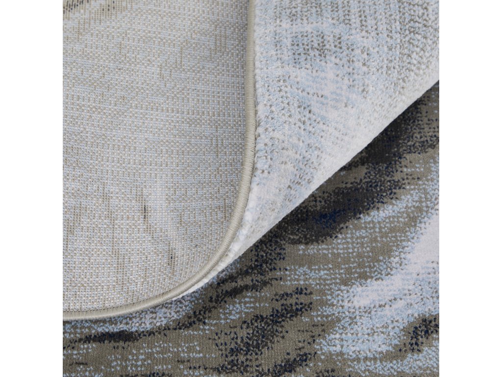 Foster Transitional Oriental, Blue/Brown/Ivory, 1'-8" x 2'-10" Accent Rug - image 6