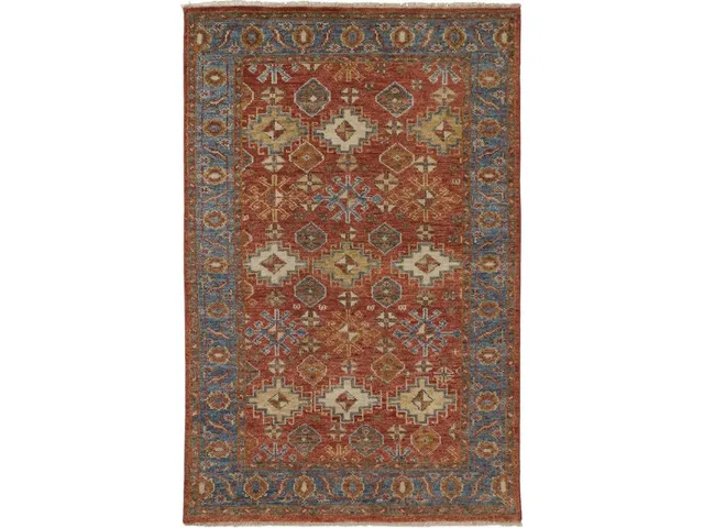 Carrington ORANGE/BLUE Rug