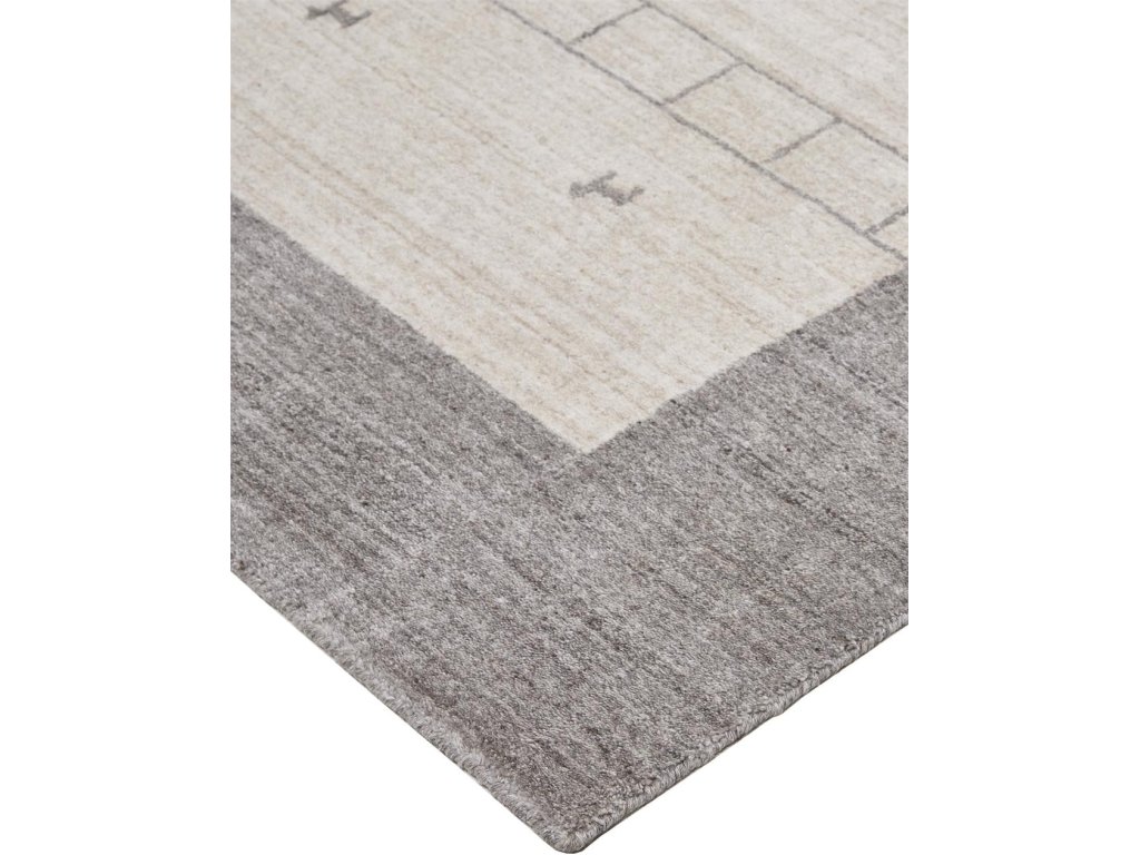 Legacy Transitional Bordered, Ivory/Gray, 2' x 3' Accent Rug - image 2