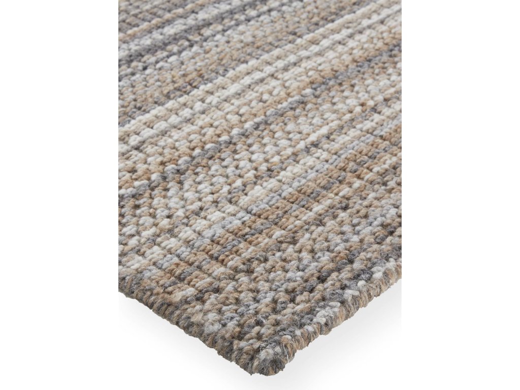Keaton Transitional Solid, Brown/Taupe, 5' x 8' Area Rug - image 2