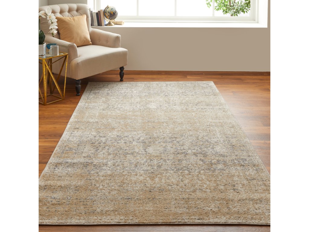 Camellia Transitional Floral and Botanical, Gray/Ivory, 4'-3" x 6'-3" Accent Rug - image 2