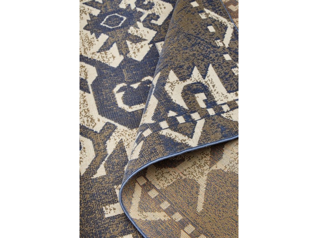Foster Transitional Oriental, Blue/Brown/Ivory, 1'-8" x 2'-10" Accent Rug - image 5