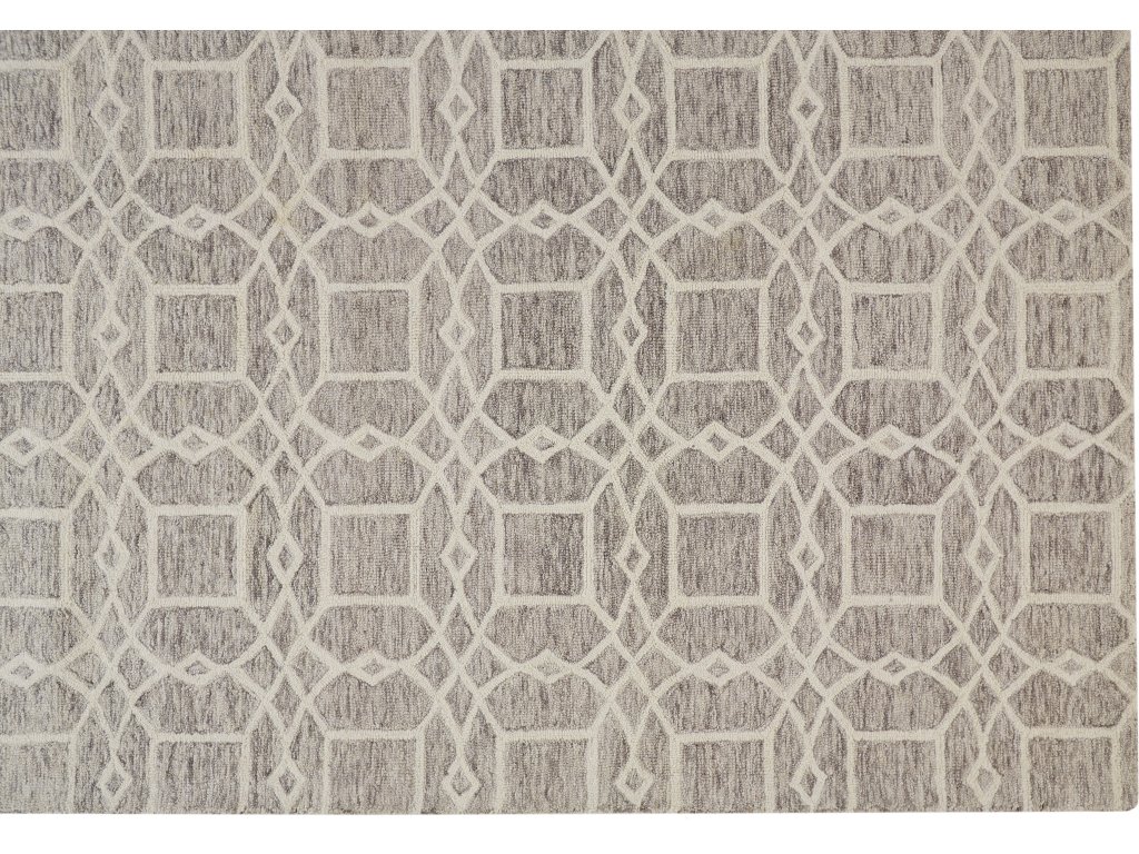 Rhett Transitional Trellis and Lattice, Taupe/Ivory/Gray, 8' x 10' Area Rug - image 7