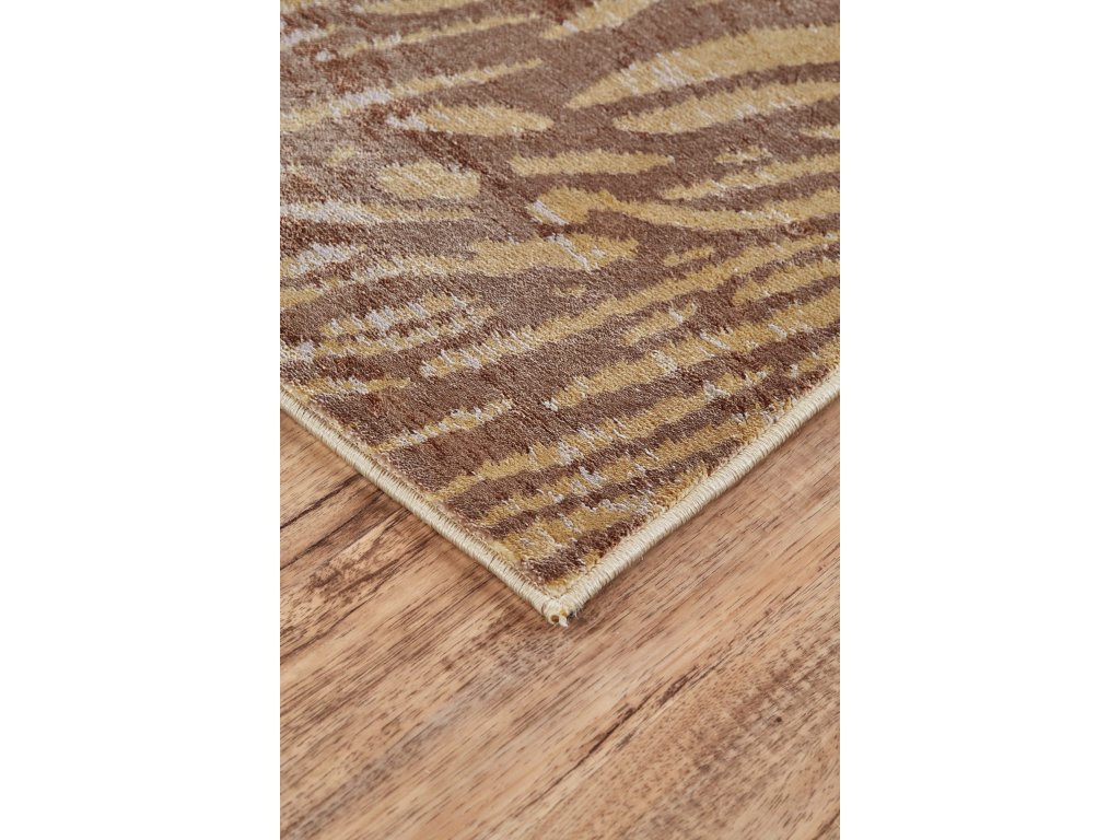 Cannes Transitional Animal Print, Brown/Tan, 8' x 8' Round Rug - image 1