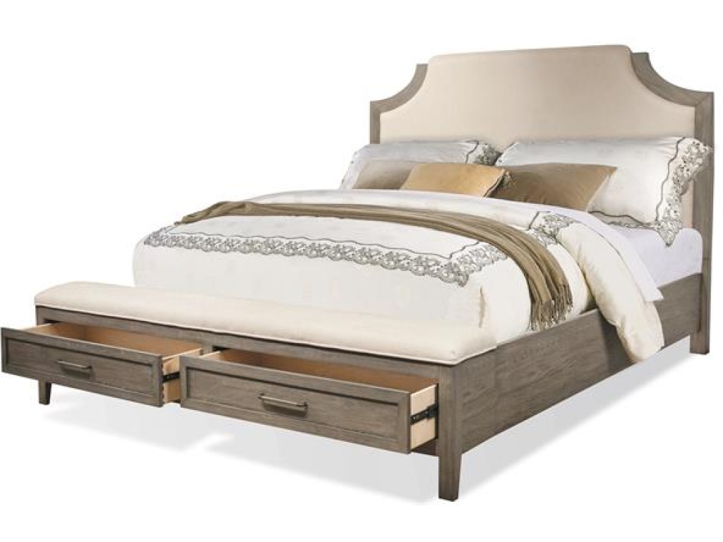 Queen Upholstered Bench Storage Footboard - image 4