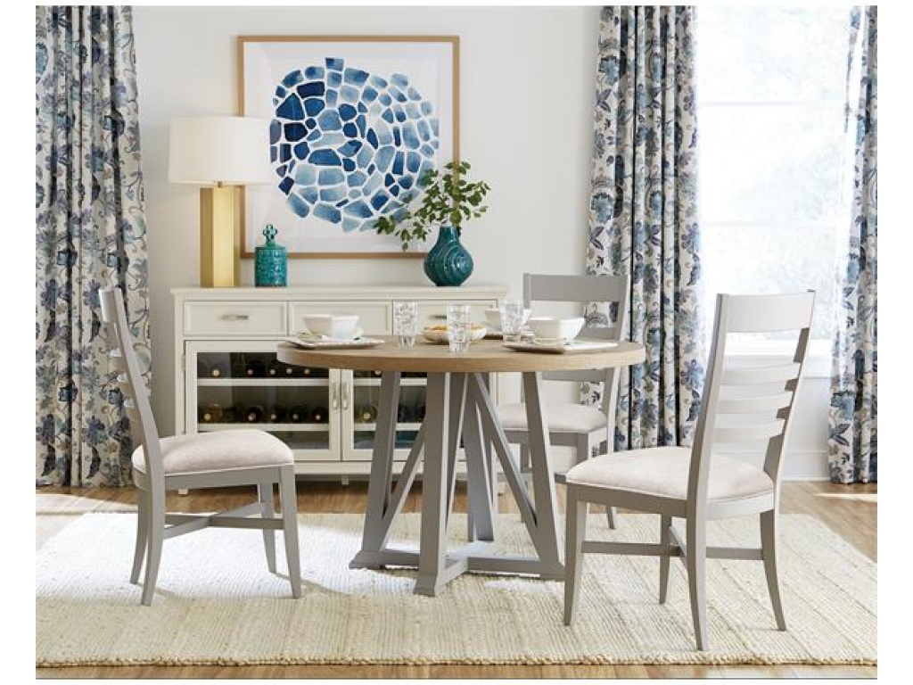 Upholstered Ladderback Side Chair - main image