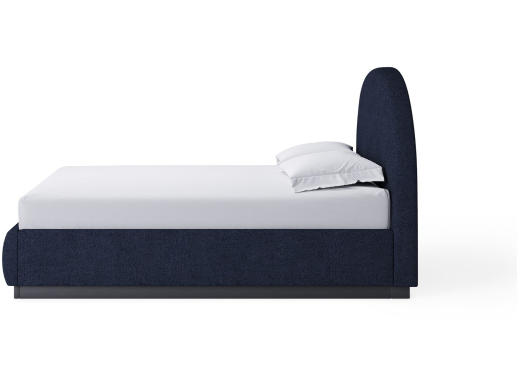 Flex Upholstered Bed in Blue Jeans Chenille - image 2