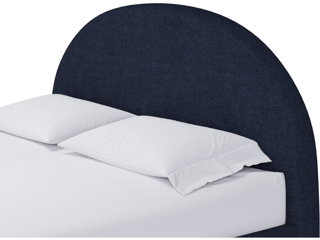 Flex Upholstered Bed in Blue Jeans Chenille - image 3