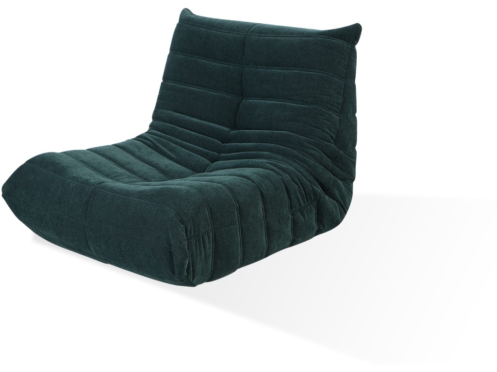 Flex Upholstered Lounge Chair in Emerald Chenille - image 1