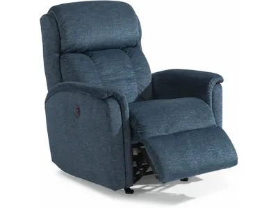 Luna Fabric Power Rocking Recliner