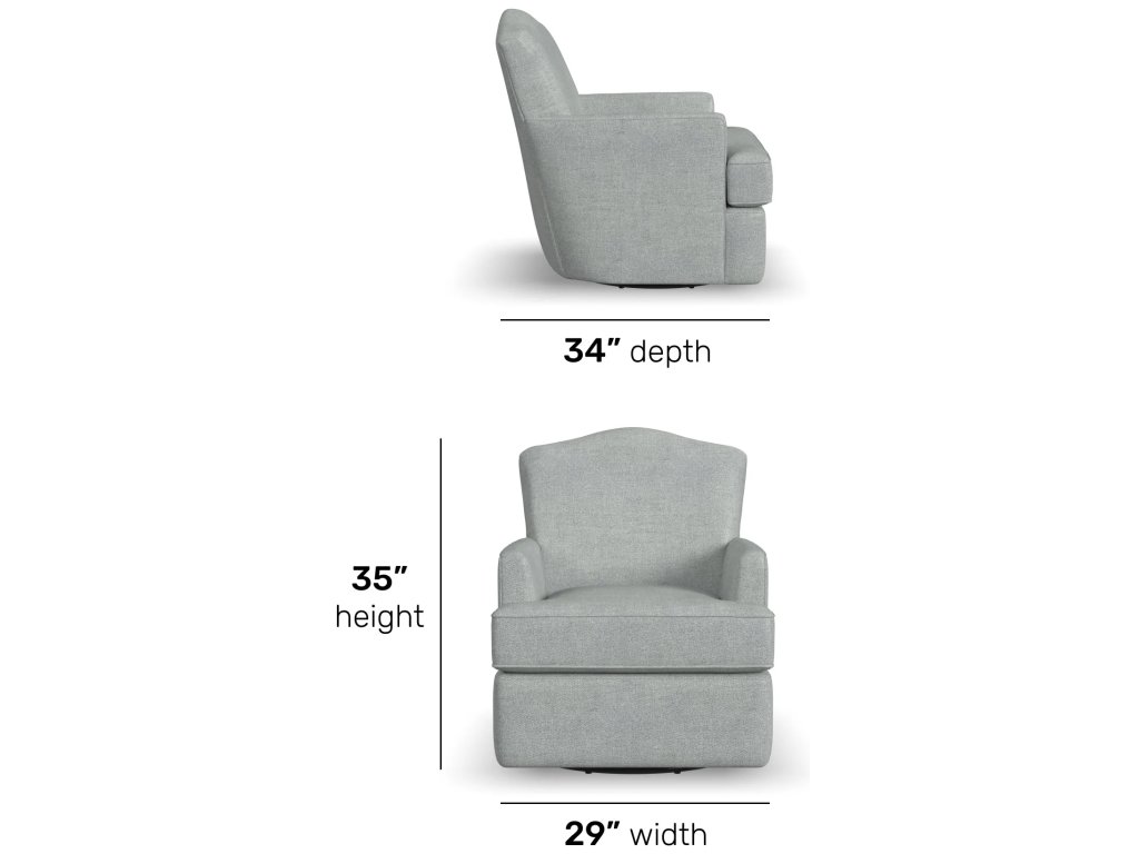 Judge Fabric Swivel Chair - image 4