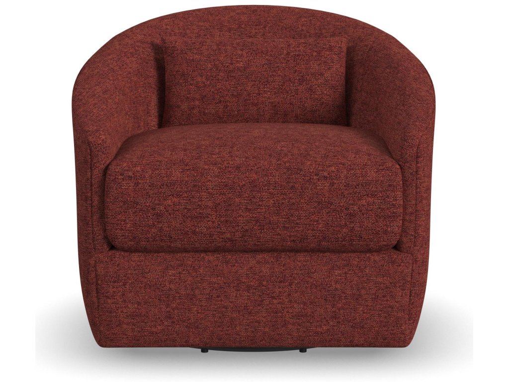 Shelly Fabric Swivel Chair - image 2