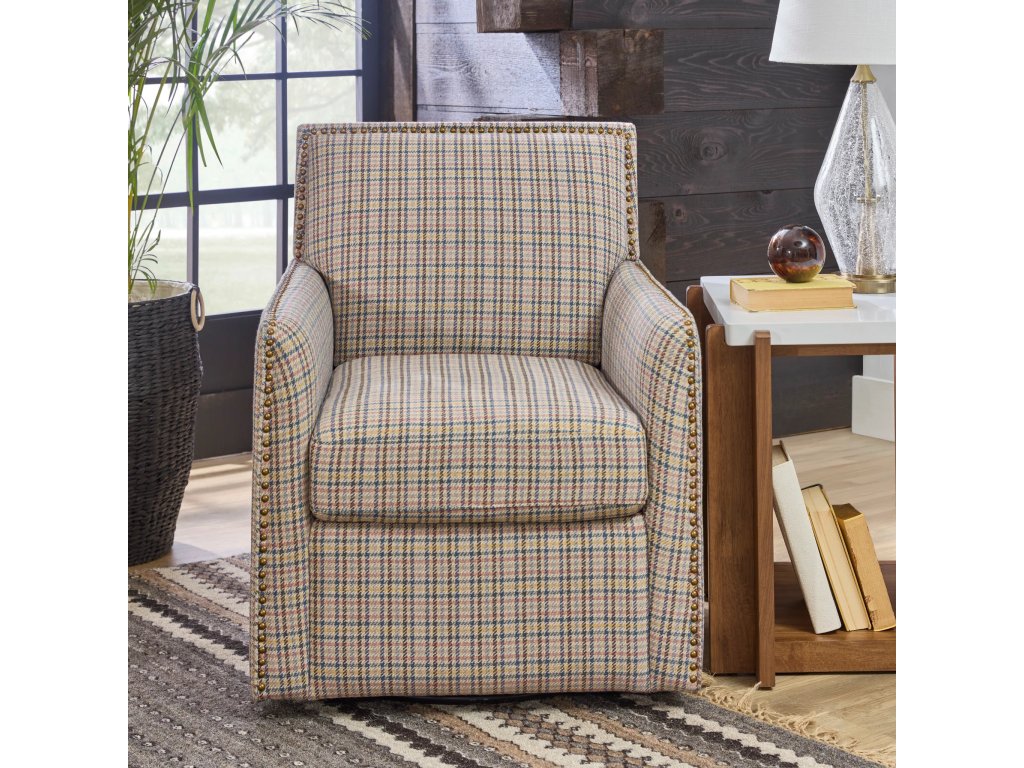 Beckett Fabric Swivel Chair - image 1
