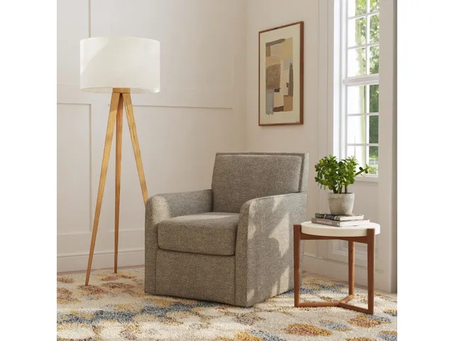 Beckett Fabric Swivel Chair