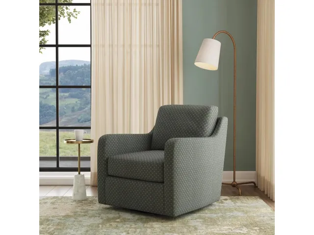 Saber Fabric Swivel Chair