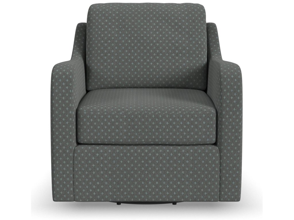 Saber Fabric Swivel Chair - image 2