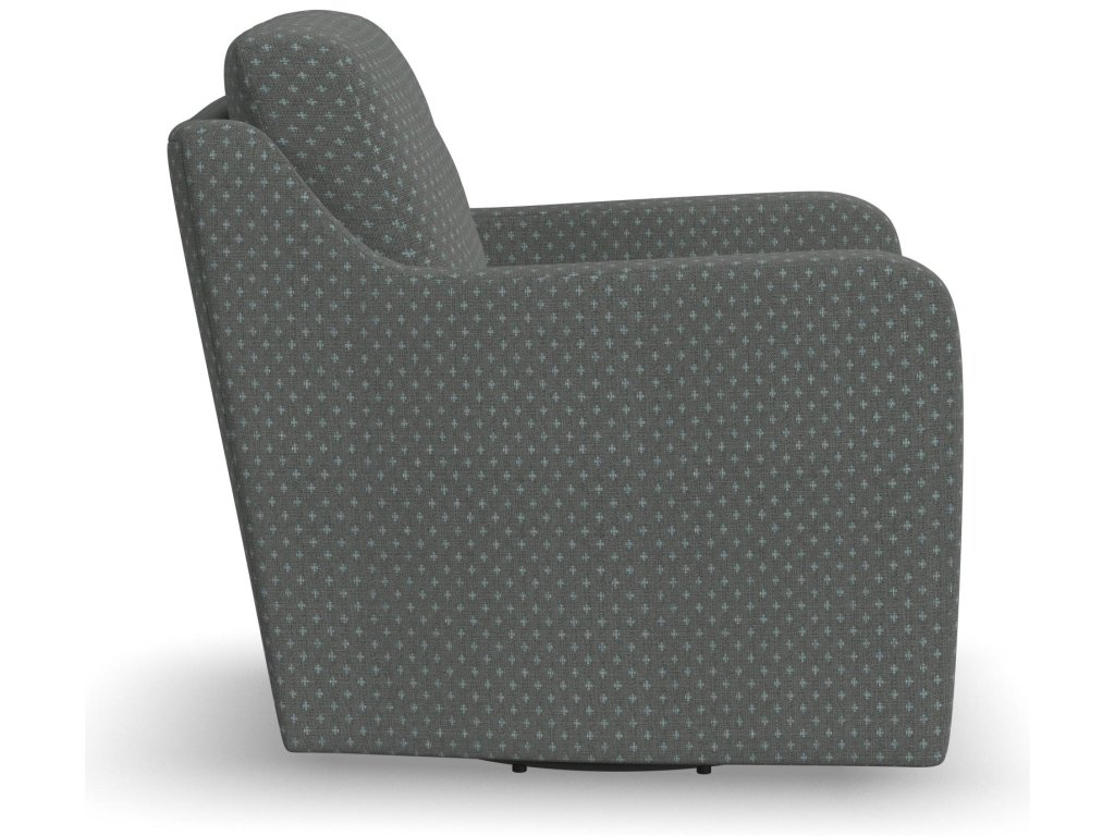 Saber Fabric Swivel Chair - image 3