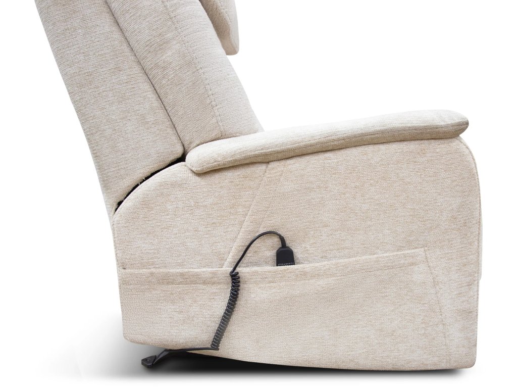 Zecliner Model 3+ Petite Fabric Power Sleep Chair with Power Headrest, Lumbar, Heat & Massage - image 5