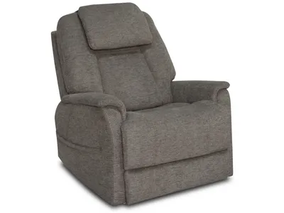 Zecliner Model 3+ Petite Fabric Power Lift Recliner with Power Headrest, Lumbar, Heat & Massage