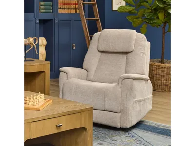 Zecliner Model 3+ Petite Fabric Power Lift Recliner with Power Headrest, Lumbar, Heat & Massage