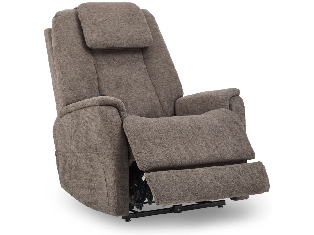 Zecliner Model 3+ Umber Fabric Power Rocking Sleep Recliner with Power Headrest, Lumbar, Heat & Massage - image 5