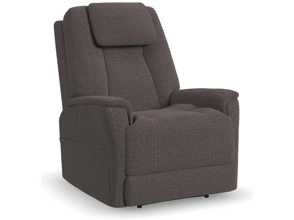 Zecliner Model 3+ Umber Fabric Power Lift Sleep Recliner with Power Headrest, Lumbar, Heat & Massage - main image