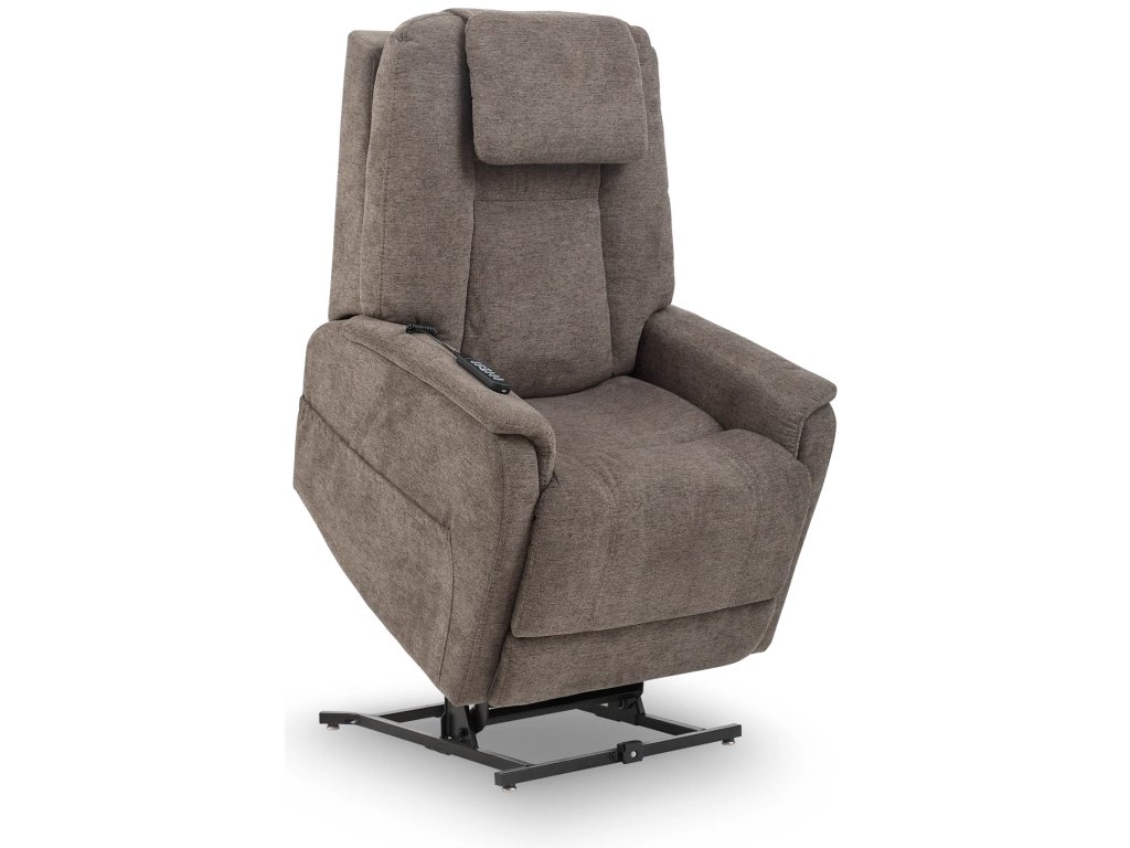 Zecliner Model 3+ Umber Fabric Power Lift Sleep Recliner with Power Headrest, Lumbar, Heat & Massage - image 9