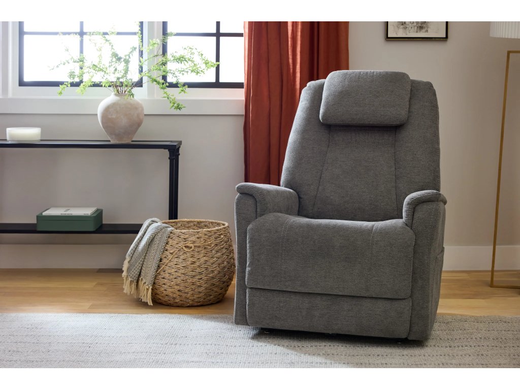 Zecliner Model 3+ Umber Fabric Power Lift Sleep Recliner with Power Headrest, Lumbar, Heat & Massage - image 6