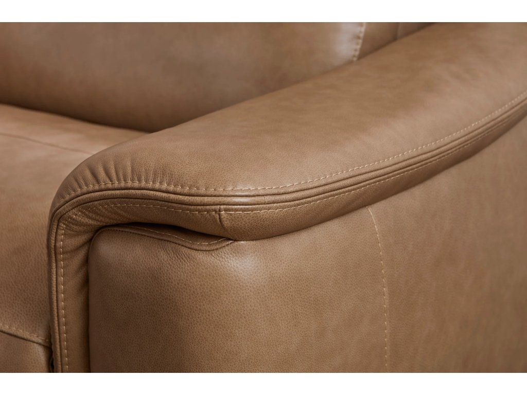 Camden Leather Power Recliner with Power Headrest - image 4