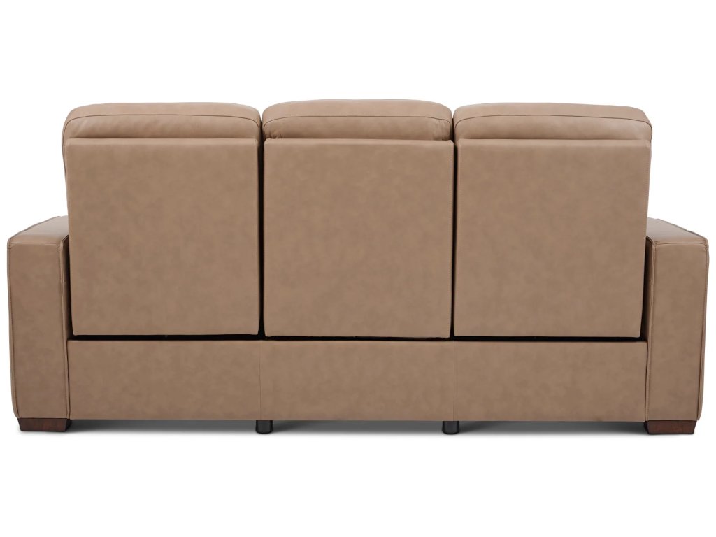 Dutch Leather Power Reclining Sofa with Console, Power Headrest, & Lumbar - image 7