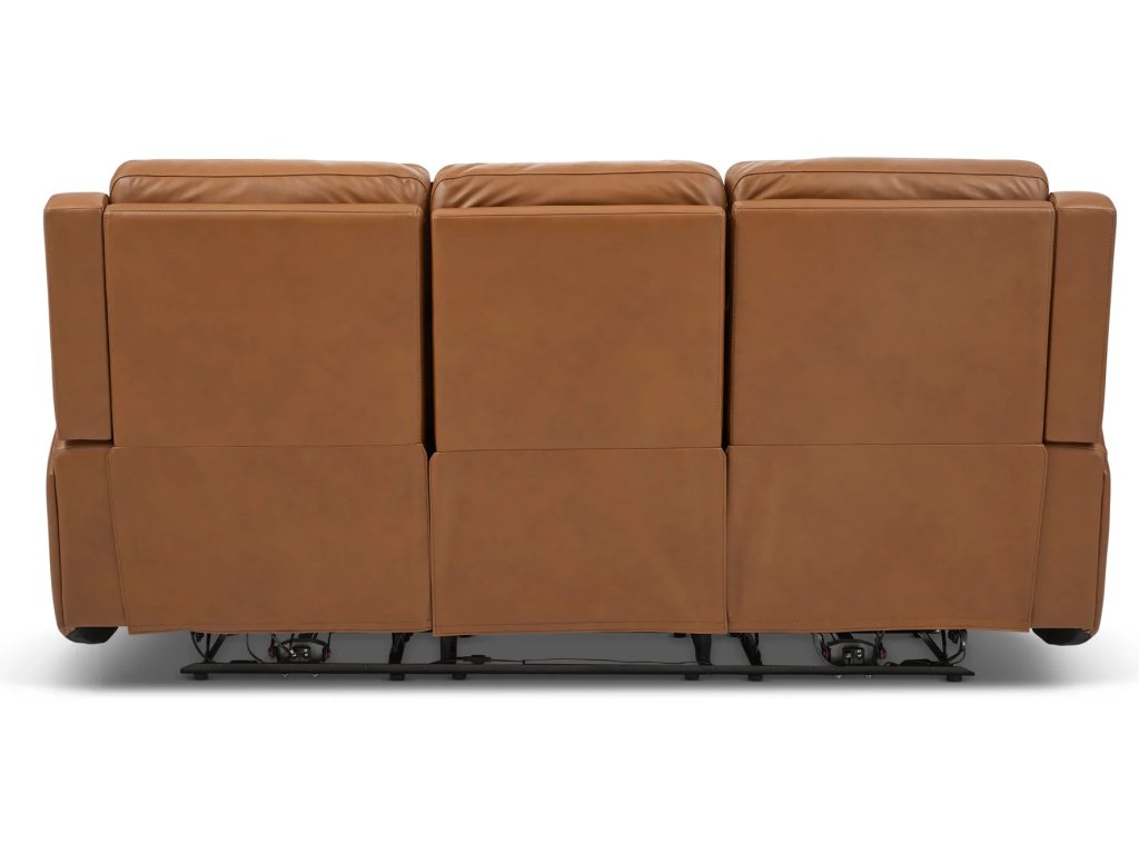 Wyatt Leather Power Reclining Sofa with Power Headrests & Lumbar - image 8