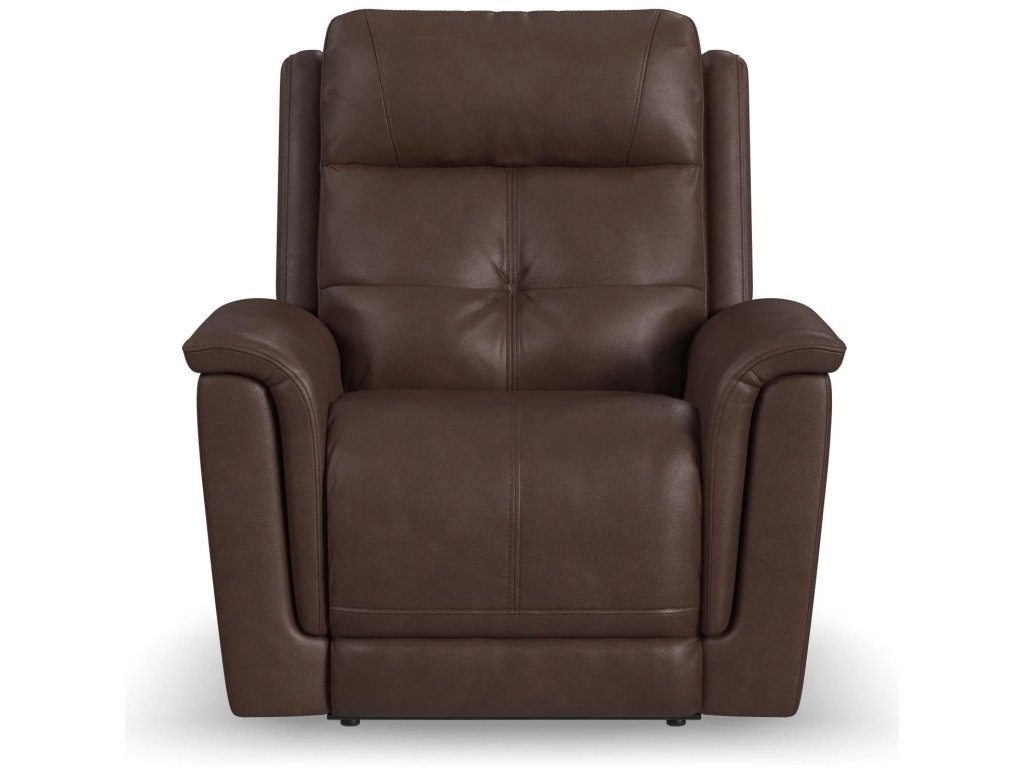 Ranger Leather Power Recliner with Power Headrest, Lumbar, Heat & Massage - image 2