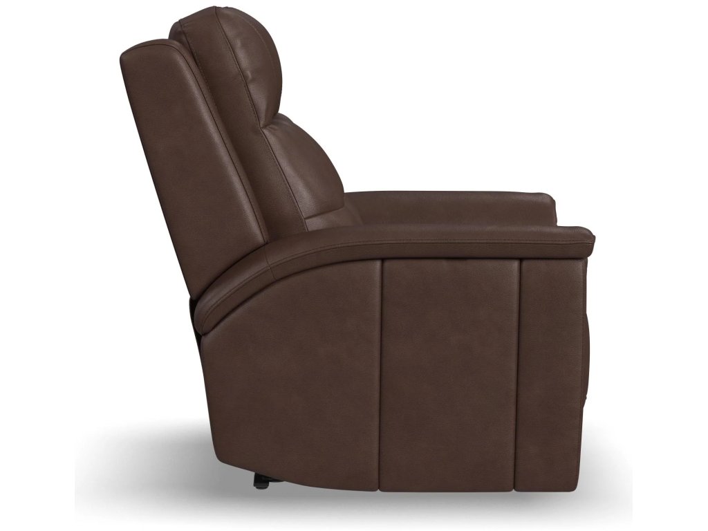 Ranger Leather Power Recliner with Power Headrest, Lumbar, Heat & Massage - image 3