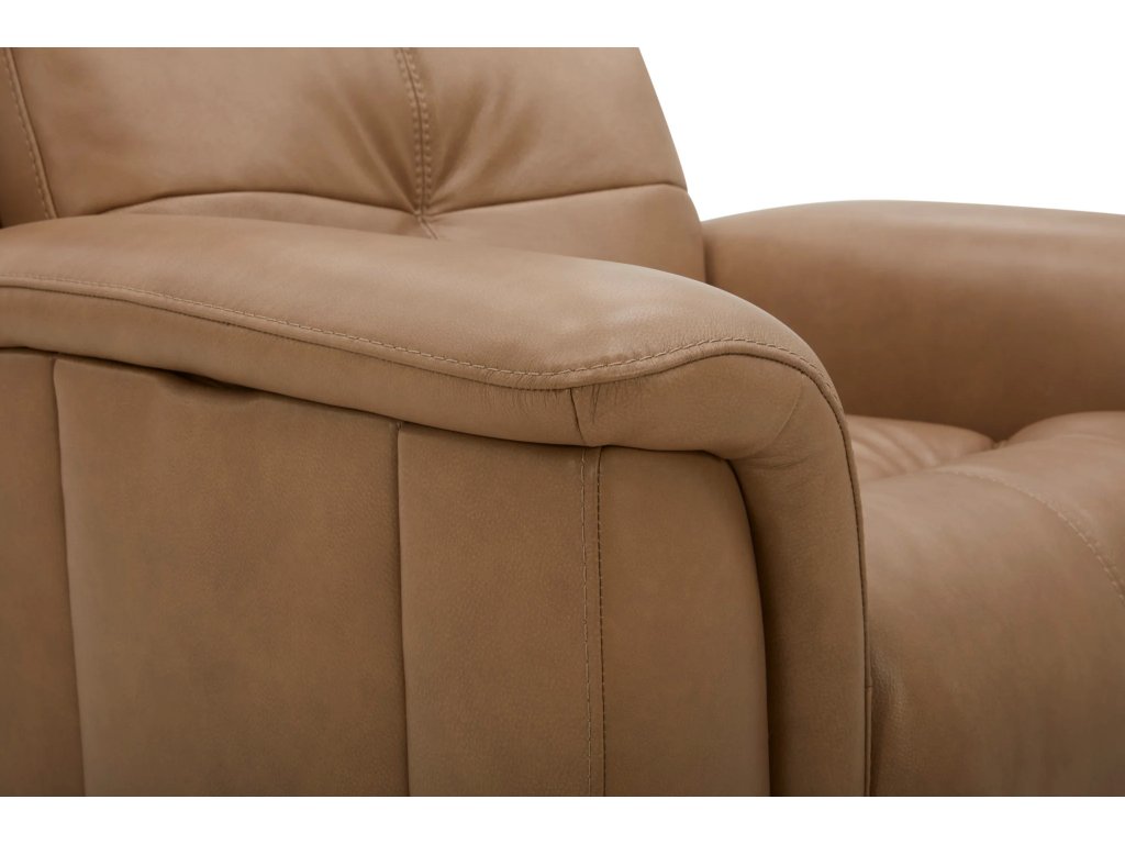 Ranger Brown Leather Power Recliner with Power Headrest, Lumbar, Heat & Massage - image 10