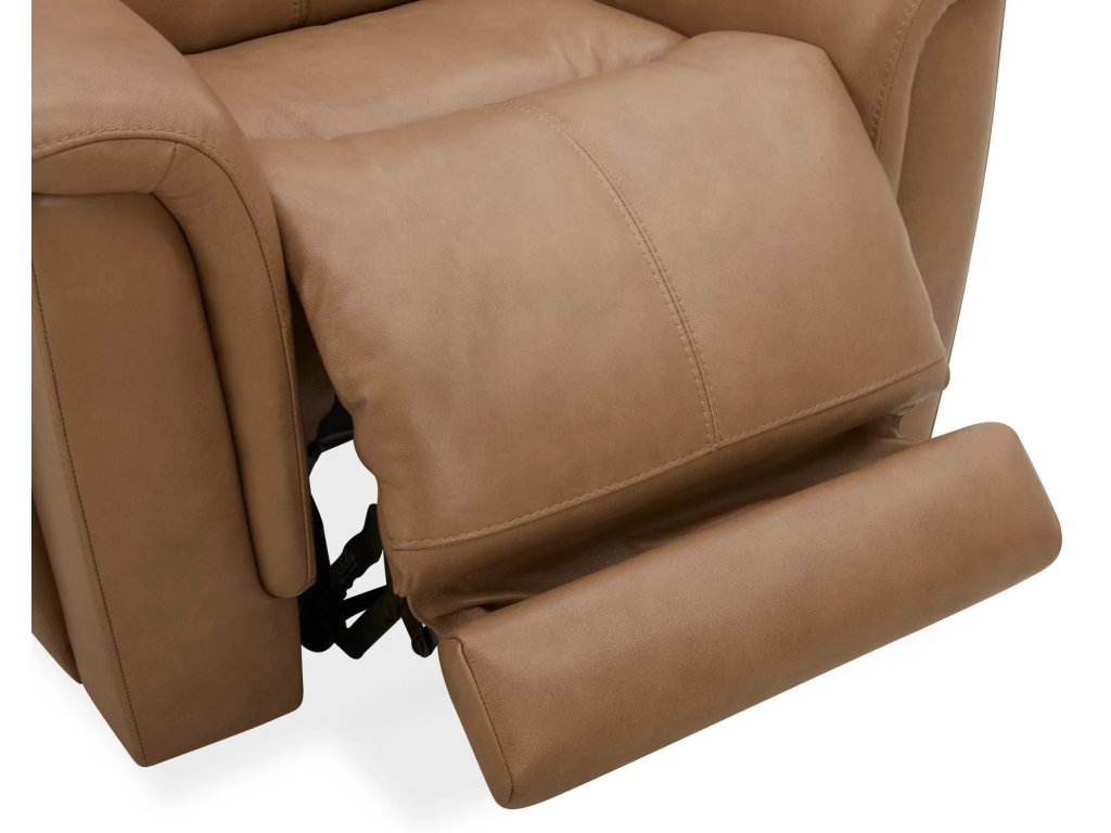 Ranger Brown Leather Power Recliner with Power Headrest, Lumbar, Heat & Massage - image 11